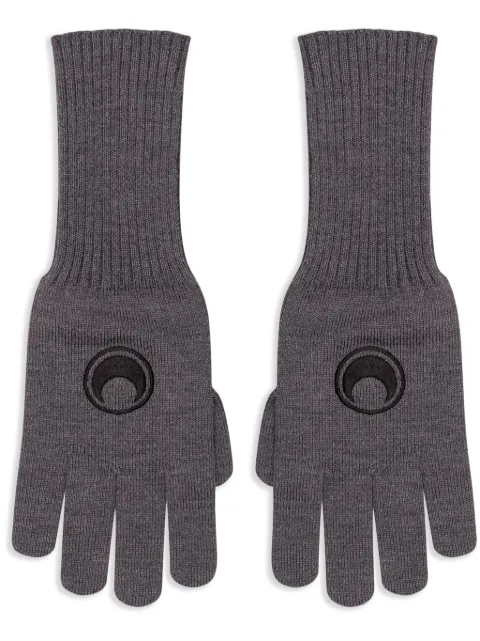 Marine Serre Lunghi gloves Grey USA018ACKNI0033
