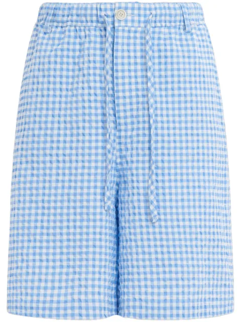Marni check-pattern shorts Blue PUMU0291A0UTN929