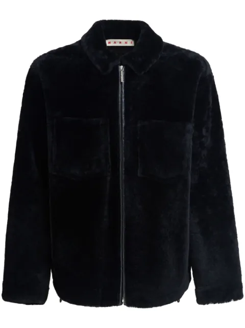 Marni zip-up jacket Black JUMY0080A1ULM121