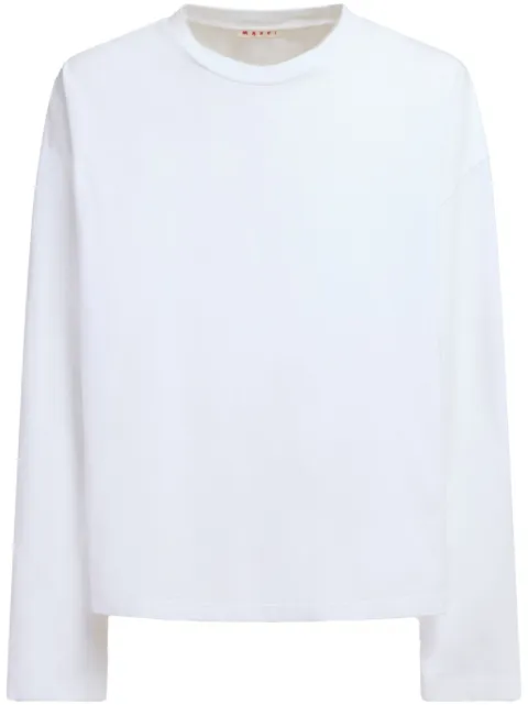 Marni long-sleeve T-shirt White HUMU0325X0UTC406