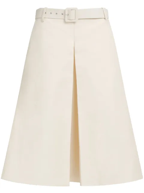 Marni belted midi skirt White GOMA0697CSTCX28