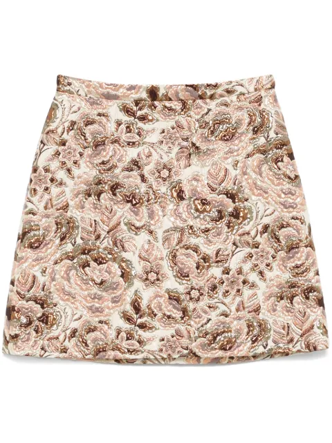 Valentino Garavani Après L'hiver mini skirt Neutrals BRACH891M