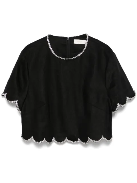 ZIMMERMANN Crush top Black 2735TR251