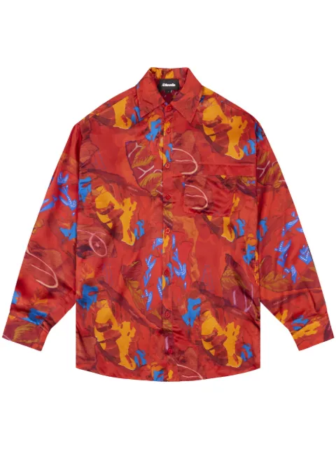 Ahluwalia Buki shirt Red MAHLUTO011SS24FA99RD