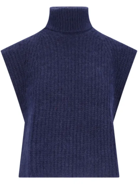 MARANT ÉTOILE Megan vest Blue PU0224FAA1L68E
