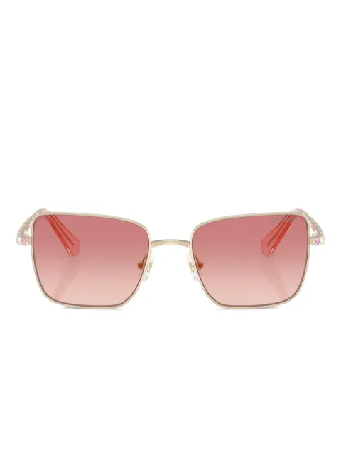 Swarovski Eyewear crystal-embellished square sunglasses Gold SK7015