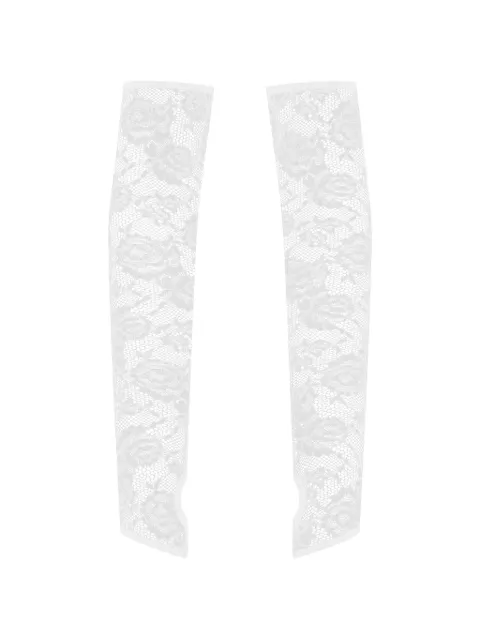 Maison Close Flashback mittens White 563005