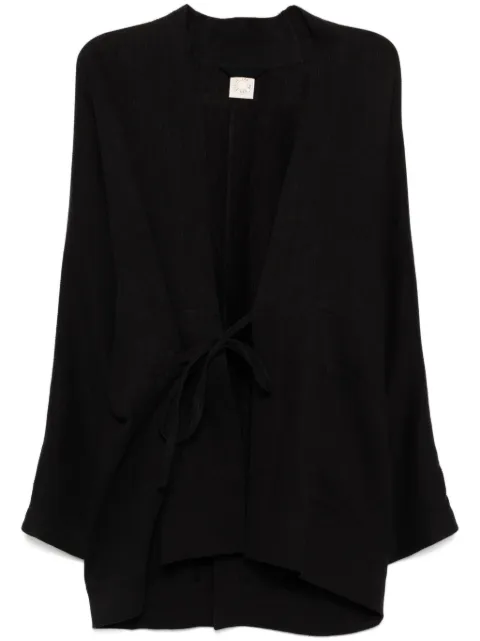 Jan Jan Van Essche textured jacket Black KIMONO9