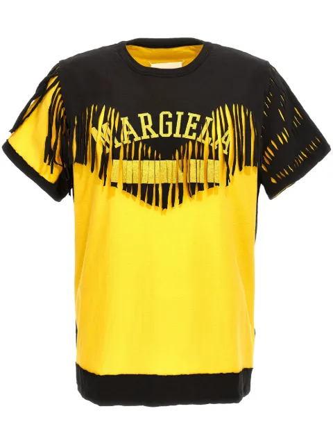 Maison Margiela Double-layer T-shirt Yellow S67GC0030S24607855