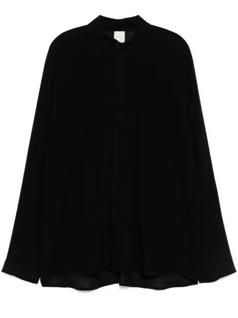 Jan Jan Van Essche crepe shirt Black SHIRT90WOOL