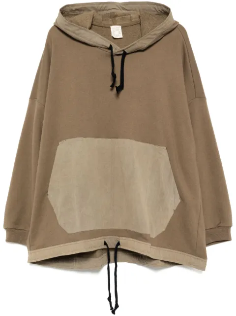 Jan Jan Van Essche paneled hoodie Neutrals SWEAT59