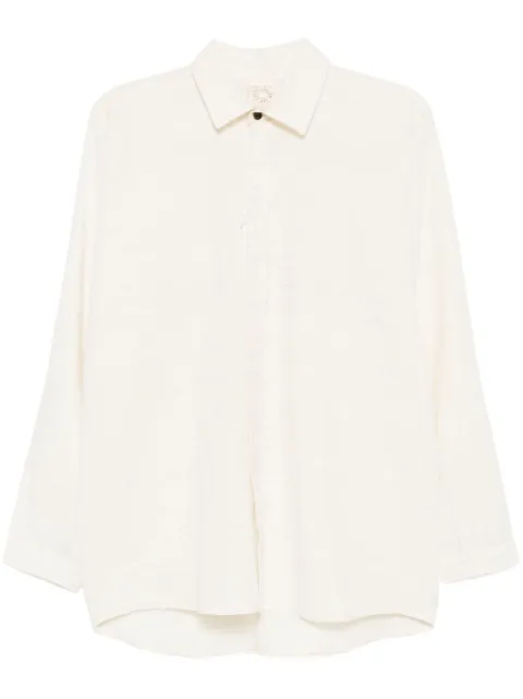 Jan Jan Van Essche wind kasuri shirt White SHIRT90WIND