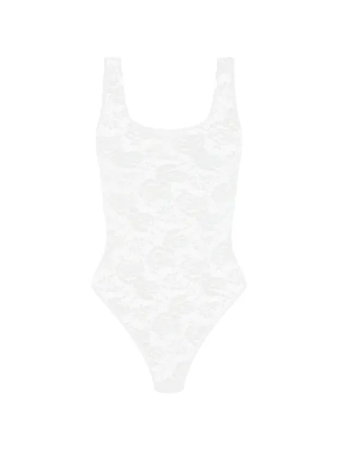 Maison Close Flashback backless bodysuit White 562617
