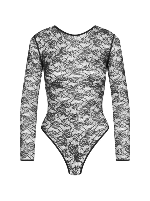 Maison Close Flashback long-sleeve bodysuit Black 562514