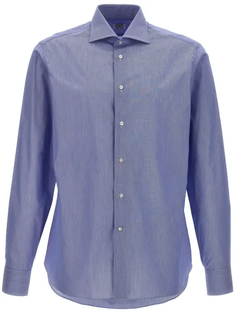 BORRIELLO NAPOLI cotton shirt Blue 150073