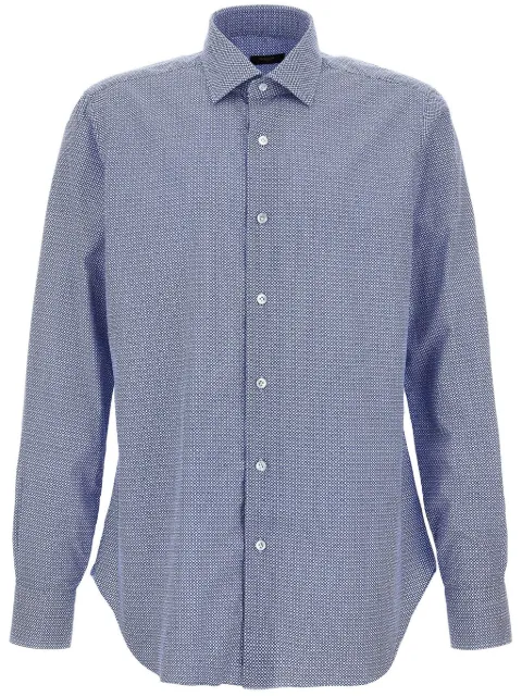Barba Culto shirt Blue K1U12P01440080002