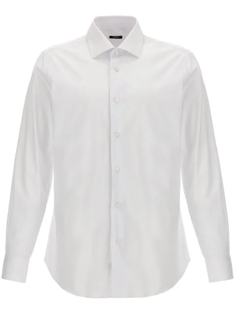 Barba poplin shirt White PZ2700