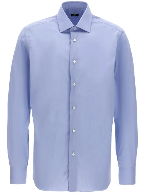Barba poplin shirt Blue I1U12P01440910002