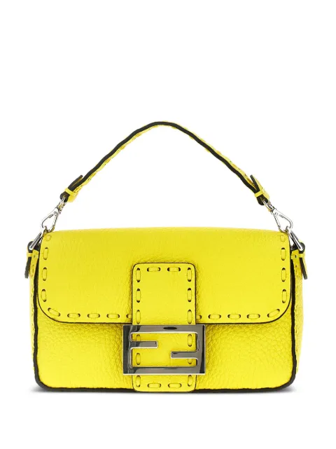 FENDI mini Baguette tote bag Yellow 8BS017ARBB