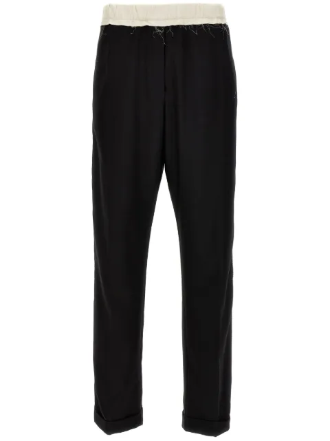 Wales Bonner Seine trousers Black WA23TR06WO03999