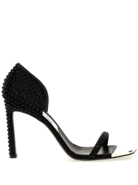 Sergio Rossi x Area 95mm Dagger sandals Black B06090MAFT72110