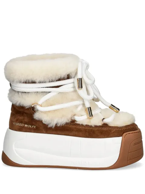 NAKED WOLFE 70mm Darling boots Neutrals DARLING