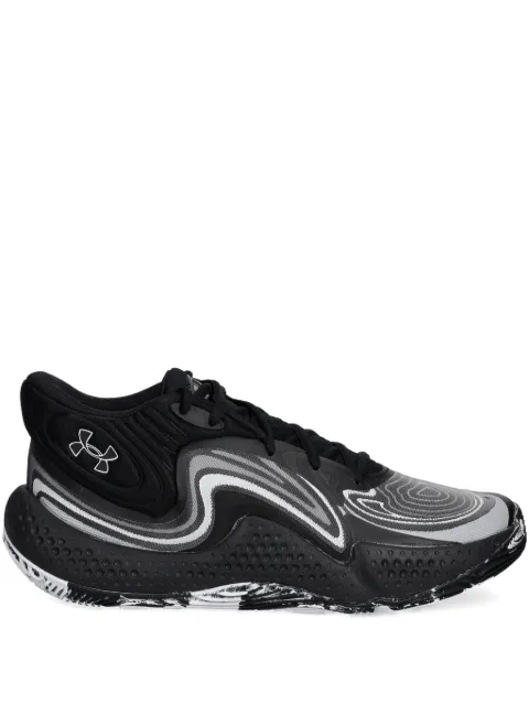 Under Armour Spawn 6 swirl-print sneakers Black 3027647