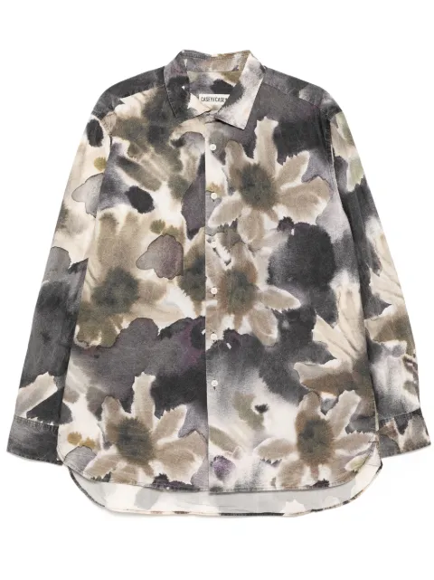 Casey Casey Big raccourcie shirt Grey 23HC354