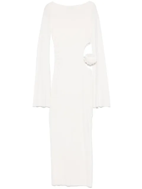 MANURÍ Paloma maxi dress White MRFW24DR9VI10
