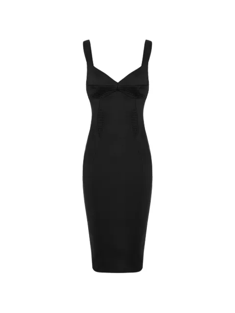 Murmur Haze midi dress Black MAF24HZEDRS