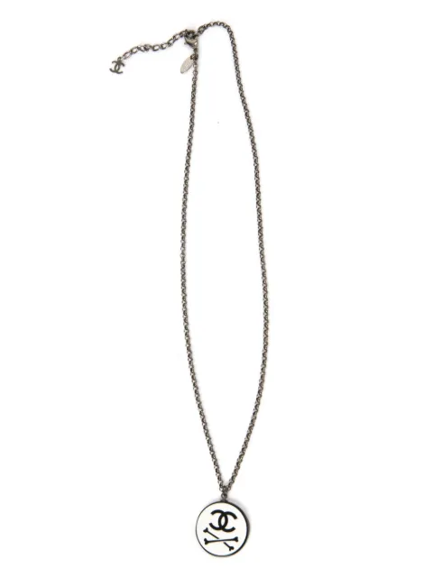 CHANEL Pre-Owned 2010 CC necklace Silver 15015759