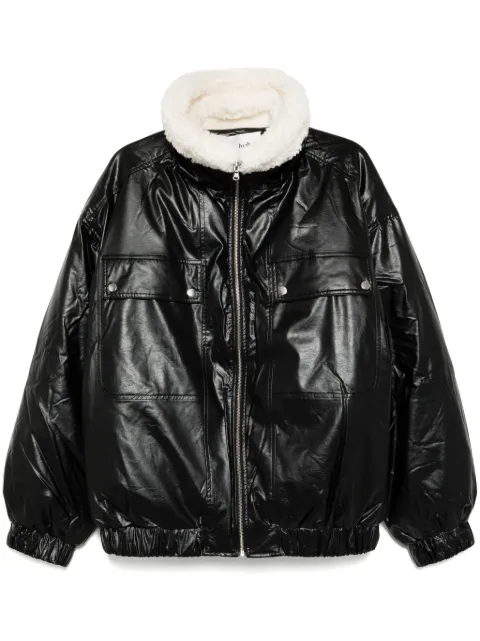 b+ab faux-leather jacket Black 4F164AS