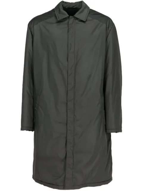 Prada Pre-Owned 1990 single-breasted raincoat Grey PRA600UC