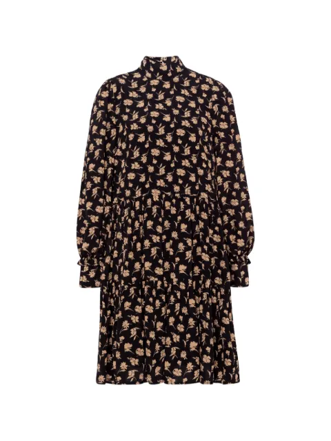 IVY OAK floral-print tiered mini dress Black IO1122S7453