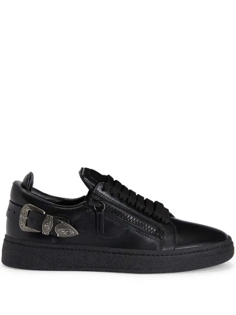 Giuseppe Zanotti GZ94 Deluxe double-zip low-top sneakers Black RU40023001