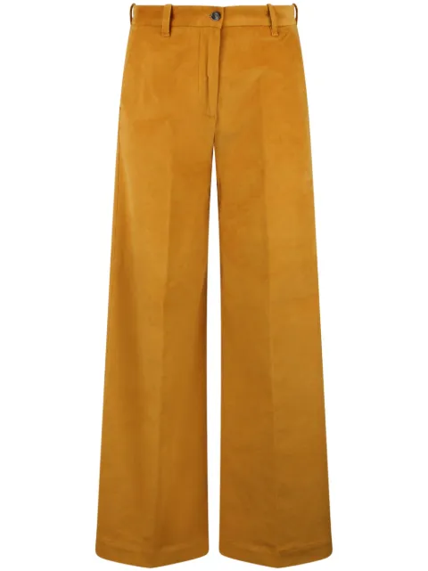 Nine In The Morning velvet trousers Orange 9FW24NAC113