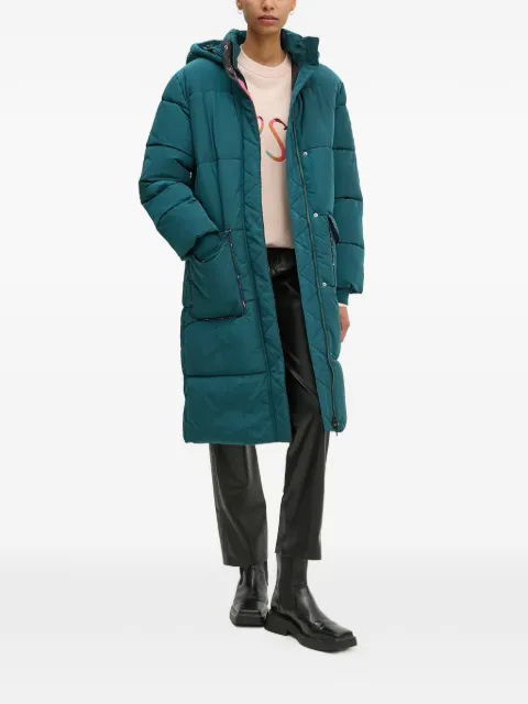 PS Paul Smith hooded quilted coat Green W2R262CN22088
