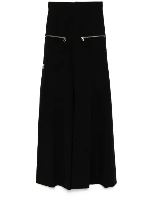 Chloé Pre-Owned zip-pockets trousers Black CSCR8294