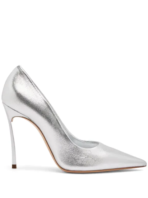 Casadei 100mm Superblade Wonder pumps Silver 1F940X100MWONDE