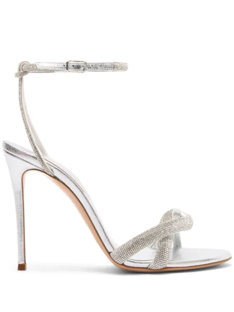 Casadei 100mm Taylor Julia sandals Silver 1L285Y1001C2551