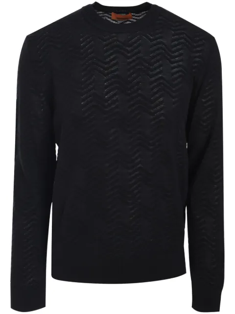 Missoni chevron-knit sweater Black UC24WN03BK040K