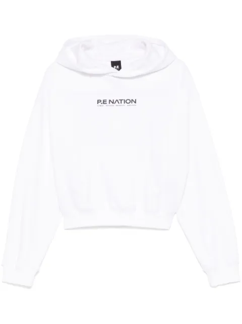 P.E Nation Transition hoodie White 244H277
