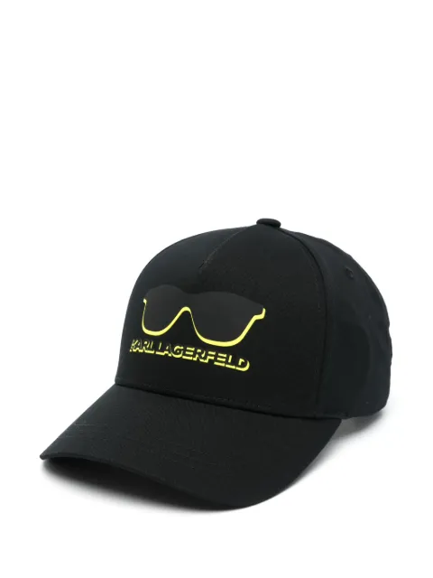 Karl Lagerfeld logo-print cap Black 8056230552123