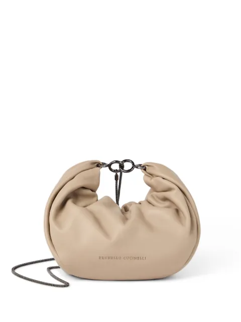 Brunello Cucinelli Monili chain-strap cross body bag Neutrals MBGPD2666C3251