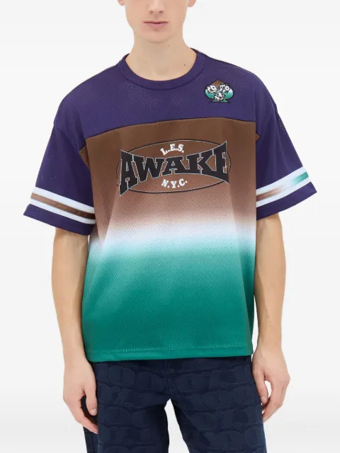 Awake NY LES Football T-shirt Brown AWKFW24TP006