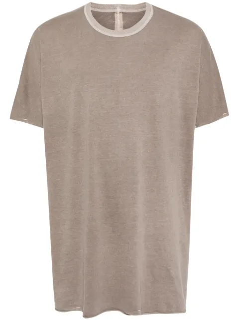 Boris Bidjan Saberi taped strip T-shirt Grey TSONEPSTRFF035LGHTCRBN