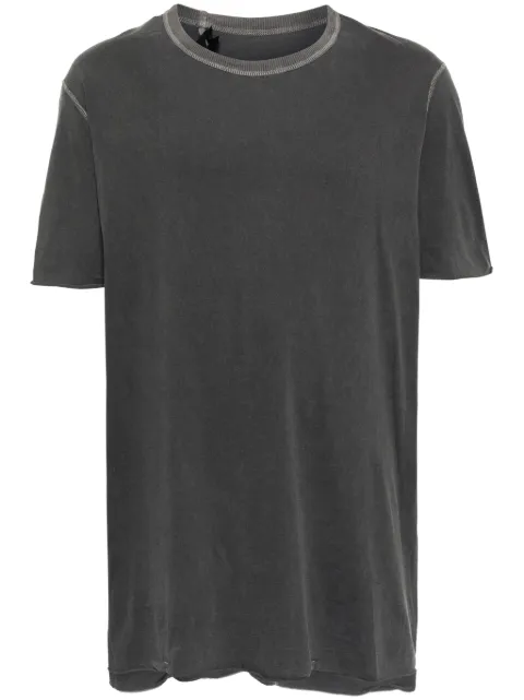 Boris Bidjan Saberi short-raglan sleeves T-shirt Grey TSCLASSIC1RFF035DRKGRY