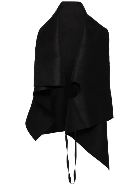 Boris Bidjan Saberi wool cape Black MANTA5FMS10001