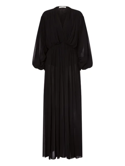 Philosophy Di Lorenzo Serafini V-neck maxi dress Black A04332118