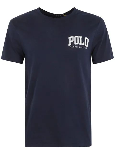 Polo Ralph Lauren logo-print cotton T-shirt Blue 710960572001